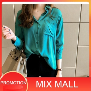 เสื้อเซิ้ตแขนยาว คอปก MixMall Style T-Shirt