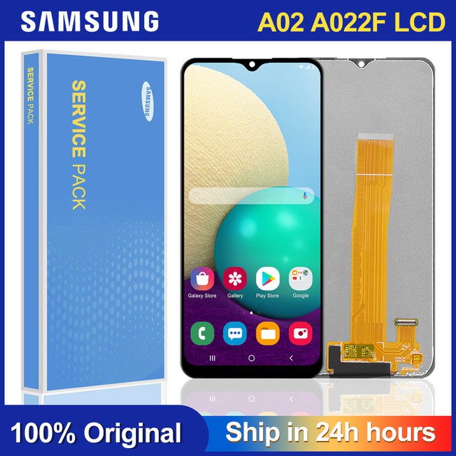 6.5 สําหรับ Samsung Galaxy A02 A022 SM-A022F A022m จอแสดงผล LCD Touch Screen Digitizer A022F SM-A022