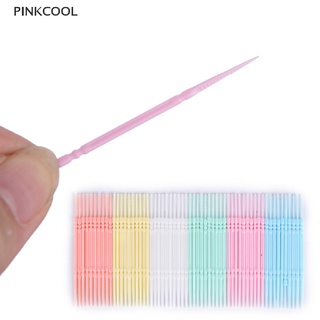 Pinkcool ไม้จิ้มฟันพลาสติก 2 ทาง 100 ชิ้น