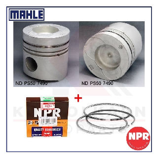 MAHLE ลูกสูบ+แหวน NPR สำหรับ NISSAN CPB14, CWA12 รุ่นเครื่อง NE6, NE6-T