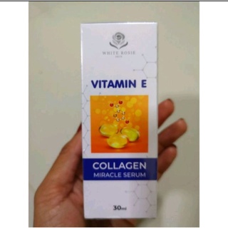 White Rosie Vitamin E Collagen Miracle Serum 30 ml. ไวท์โรซ๊๋ วิตามิน อี คอลลาเจน มิราเคิล เซรั่ม