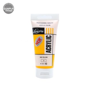 Louvre Acrylic 023 Mid Yellow 80 ml 8851596080233 (สี)