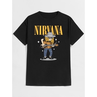 [S-5XL] เสื้อยืด พิมพ์ลายวง NIRVANA METAL ROCK Music