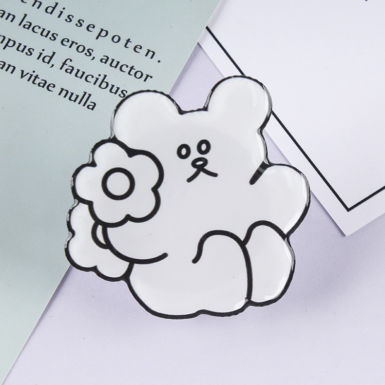 กริ๊ปต็อก ลายการ์ตูน สำหรับติดโทรศัพท์มือถือ กาวไม่แห้งติดเข้ากับเคสโทรศัพท์ได้ง่าย #C02 - รูปที่ 7