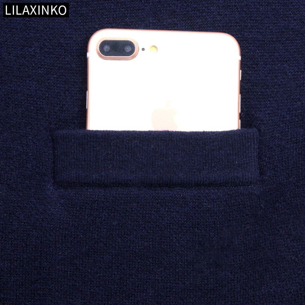 4สีผู้ชายเสื้อกั๊กแขนกุดเสื้อขนสัตว์ถักโวลต์คอธรรมดาพื้นฐานกระเป๋ากระดุมด้านบนสบายๆคลาสสิกฤดูใบไม้ร่วงฤดูหนาวเสื้อผ้าแฟชั่นใหม่ - รูปที่ 3