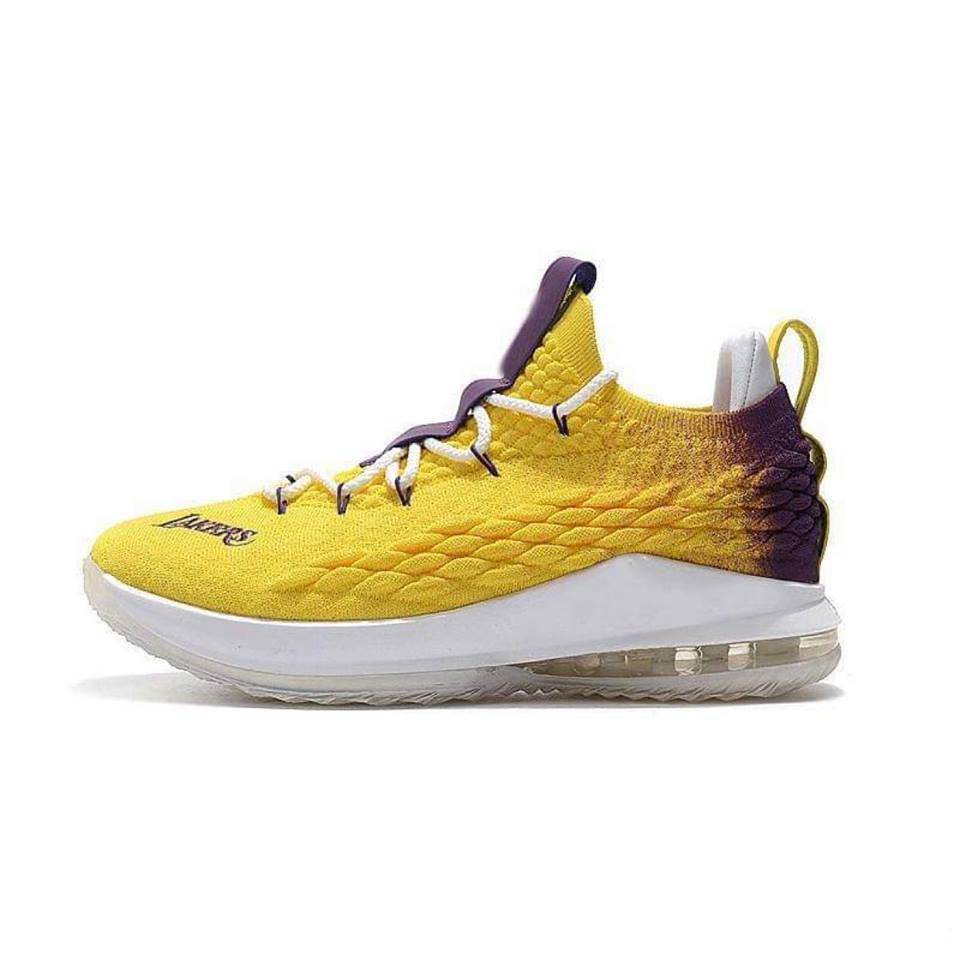 Original Nike Lebron 15 Low Lakers Oem 