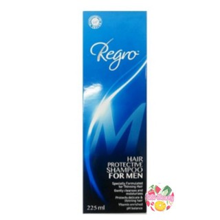 Regro for men Hair Protective Shampoo for Men 225 ml Exp.2023 รีโกรว์ แฮร์ แชมพู แชมพูป้องกันผมร่วงสำหรับผู้ชาย