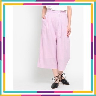 🍭Ozoc68: Ozoc purple Pants กางเกงผ้าลินินเนื้อดี มีซับใน สีสวย แบบน่ารักๆค่า