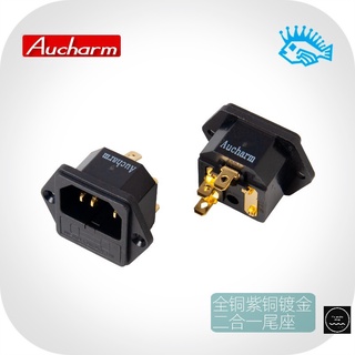 IEC auchram Inlet  แบบเสียบแจ๊ค รุ่นมีฟิวส์ ชุบทอง ราคาต่อ 1 ชิ้น ...