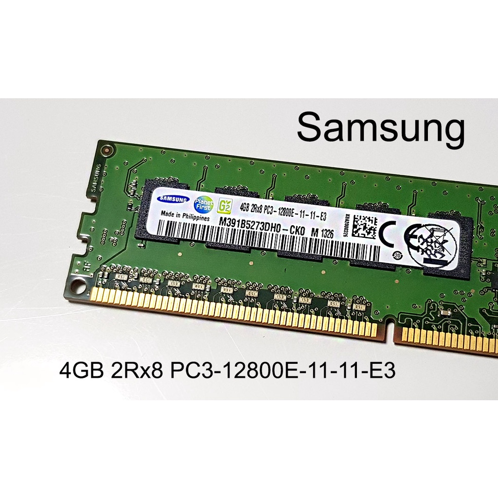 4GB 2Rx8 PC3-12800E ยี่ห้อ Samsung แรม ECC ใส่คอม HP Z600 Z800 Z620 Z820  Dell T5500 T3610 T5610 MacPro และ Server อื่นๆ | Shopee Thailand