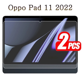 ฟิล์มกระจกนิรภัยกันรอยหน้าจอ กันรอยข่วน สําหรับ Oppo Pad 11 2022 2 แพ็ก