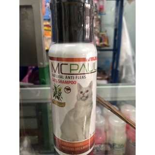 แชมพูกำจัดหมัด เหา ไร สำหรับน้องแมว Mc Paul 250ml