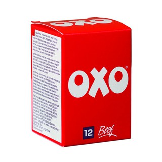 อ็อกโซ่เนื้อสต็อกก้อน 71 กรัม/Oxo Beef Stock Cubes 71g