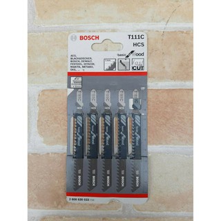 BOSCH T111C ใบเลื่อยจิ๊กซอตัดไม้หยาบ