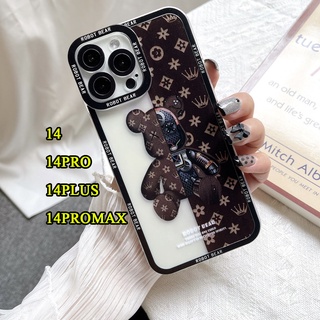 BEAR เคสลายหมี เคสโทรศัพท์ แบบนิ่ม สำหรับ iPHONE 15 15PRO 15PROMAX 15PLUS 14-14PRO-14PLUS-14PROMAX พร้อมส่ง 039