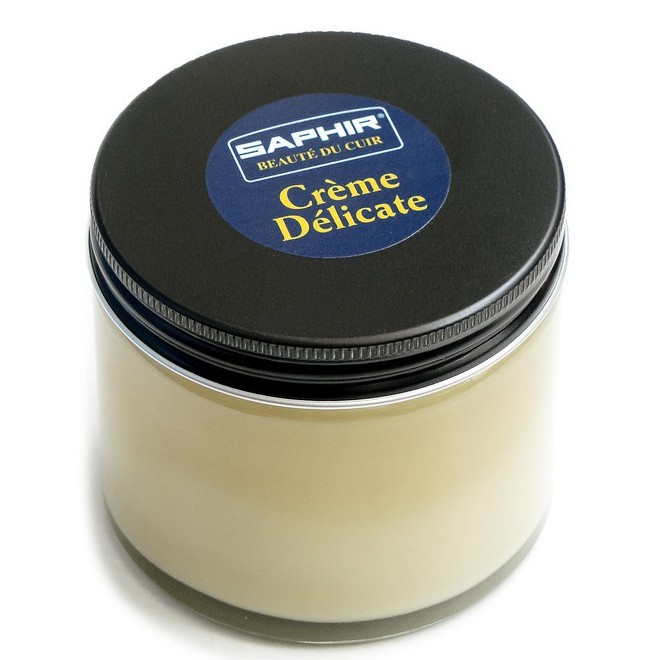 SAPHIR BEAUTE DU CUIR CREAM DELICATE ช่วยเพิ่มความนุ่มนวลให้กับหนัง smooth leather, nappa 250 ml.