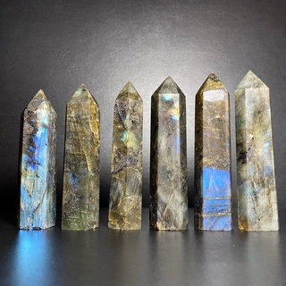 หินลาบราโดไรท์ ทรงแท่ง (Labradorite Tower) Lot #1