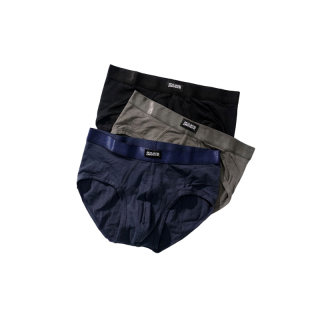 era-won กางเกงใน Zinc Plus Anti-bacteria Underwear bikini 3 ชิ้น สี Mixed (Navy/Black/Grey)