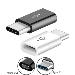 อะแดปเตอร์แปลงเชื่อมต่อโทรศัพท์มือถือ Micro Usb To Type C Otg