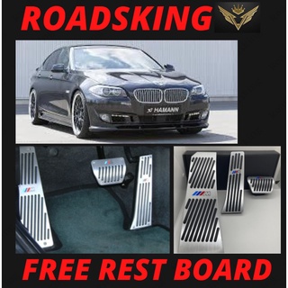 [ Pnp FREE REST BOARD ] โลโก้แป้นเหยียบ สําหรับ BMW 5 SERIES F10 2 ชิ้น และ 1 ชิ้น