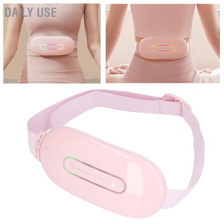 Daily Use Menstrual Heating Pad Pink 3 Speed Intelligent Temperature Control Uterus Warm Belt Waist Massager Valentines Day Gift