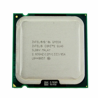 โปรเซสเซอร์ Intel Core 2 Quad Q9550 CPU 4-Core 2.83GHz 12M 1333 SLB8V LGA 775