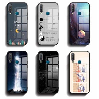 เคสกระจกนิรภัย ขอบซิลิโคนนิ่ม คุณภาพสูง สําหรับ VIVO 1901 1902 1904 1906