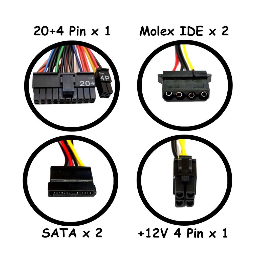 ⚡️มีส่งด่วน Power supply 600W /550W /450W GEARMASTER / GPS-001 มีสาย 24Pประกัน 1ปี