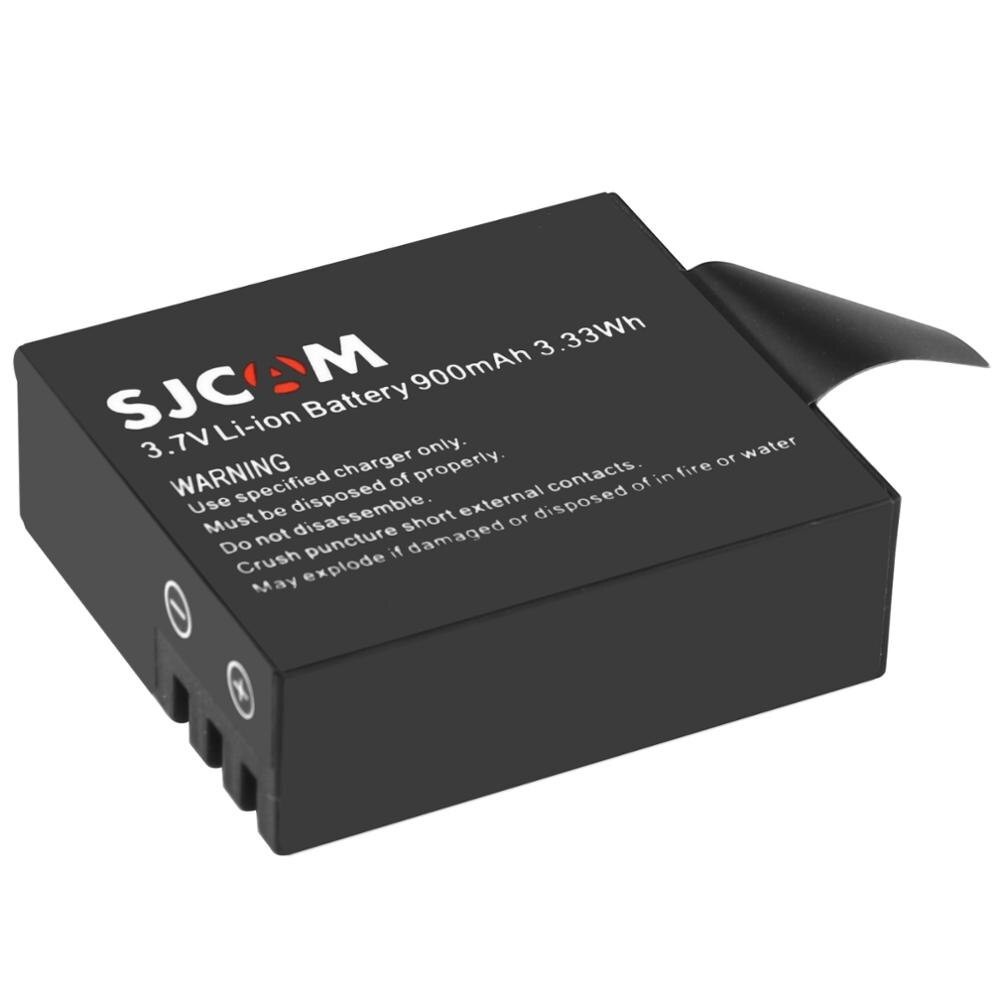 SJCAM Battery & Charger SJ4000 / SJ4000 Air / SJ5000 / SJ5000 Plus แบตแท้ 3.7v 900 mAh 3.33Wh