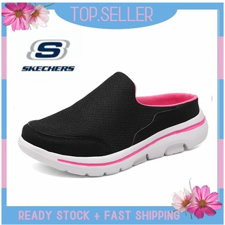 [พร้อมส่ง] *Skechers__go Walk Arch Fit รองเท้าแตะโลฟเฟอร์ ส้นแบน แบบสวม สําหรับผู้หญิง ผู้ชาย