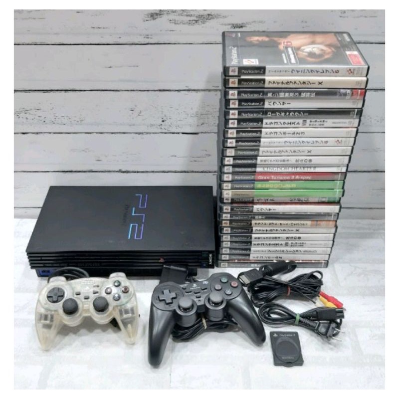 เครื่อง PS2 รุ่น อ้วน Sony PlayStation 2 เล่นแผ่นแท้ เล่นก๊อปไม่ได้ พร้อมแผ่นเกมแท้