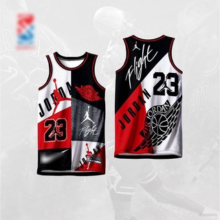 เสื้อกีฬาบาสเก็ตบอล NBA Jersey Air Jordan HG Concept Jersey ทรงหลวม ขนาดใหญ่ สําหรับผู้ชาย และผู้หญิง