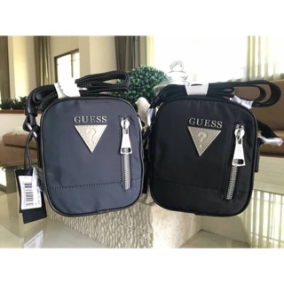 ของแท้ 💯% GUESS MENS CROSS BODY BAG WITH ZIP