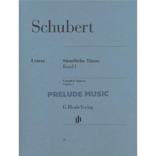 (โค้ดINCSM2Lลด70฿) Schubert Complete Dances, Volume I HN74