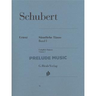 (โค้ดINCSM2Lลด70฿) Schubert Complete Dances, Volume I HN74