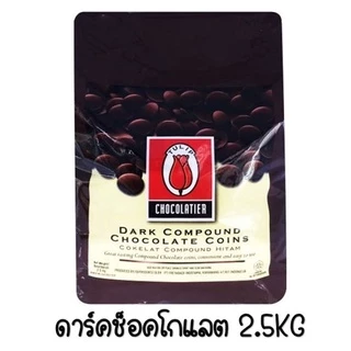 🔥ส่งฟรี🔥 ช็อคโกแลต WANNA คอมพาวด์ ทิวลิป แบบเหรียญ (มีให้เลือก3ขนาด) Tulip ช็อกโกแลต คอมพาวชอคโกแลต ช็อคคอมพาว คอมพาวเห