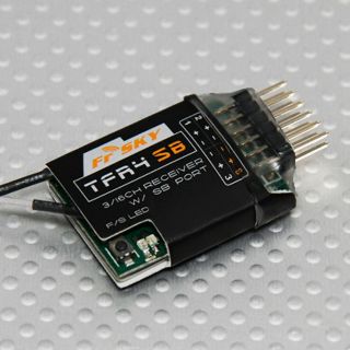 รีซีฟเวอร์ FrSky TFR4 SB 3/16ch 2.4Ghz S.BUS Receiver FASST Compatible