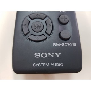 SONY RMSD70 Audio System Remote Control