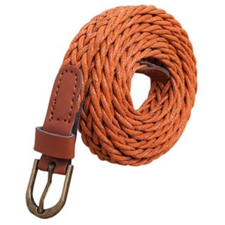 Fin 1 เข็มขัด เข็มขัดผู้หญิง Womens Belt 1918 - สีน้ำตาล