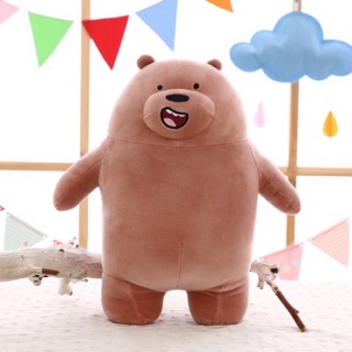 ตุ๊กตาหมี we bear bears grizly กริซ มือ1 เนื้อมาช