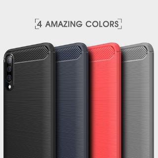 Samsung Galaxy A70 A30 A20 A10 M10 A10S A20S Case Carbon fiber Cover Protection Shockproof