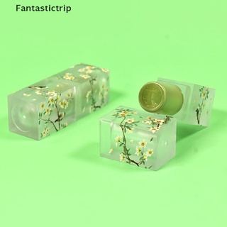 Fantastictrip หลอดลิปบาล์มเปล่า ทรงสี่เหลี่ยม ขนาดเล็ก แฟชั่น