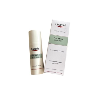 Eucerin Pro Acne A.I. Matt Fluid 50ML ครีมลดสิวอุกตันและรอยสิว