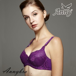 ชุดชั้นใน Anny รุ่น1207 คัพB เสื้อใน บราเสริมโครง  ฟองบาง 2mm มี 2ตะขอ ปรับ 3ระดับ