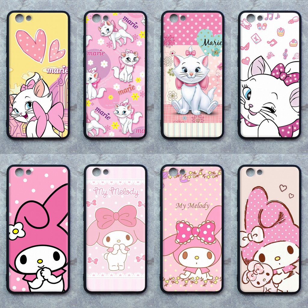 เคส Vivo Y71 ลายแมวมารี-เมโลดี้ ขอบนิ่มหลังแข็ง เคสมือถือ เคสโทรศัพท์ Caseเคส TPU ขอบนิ่มหลังแข็ง ไม่ขูดตัวเครื่อง ไม่กั