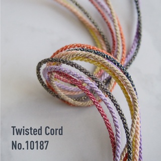 MOMOTARA No. 10187 เชือกเกลียว Twisted Cord ขนาด 0.3 CM ยาว 36 หลา เชือก เทป diy วัสดุตกแต่ง cord rope