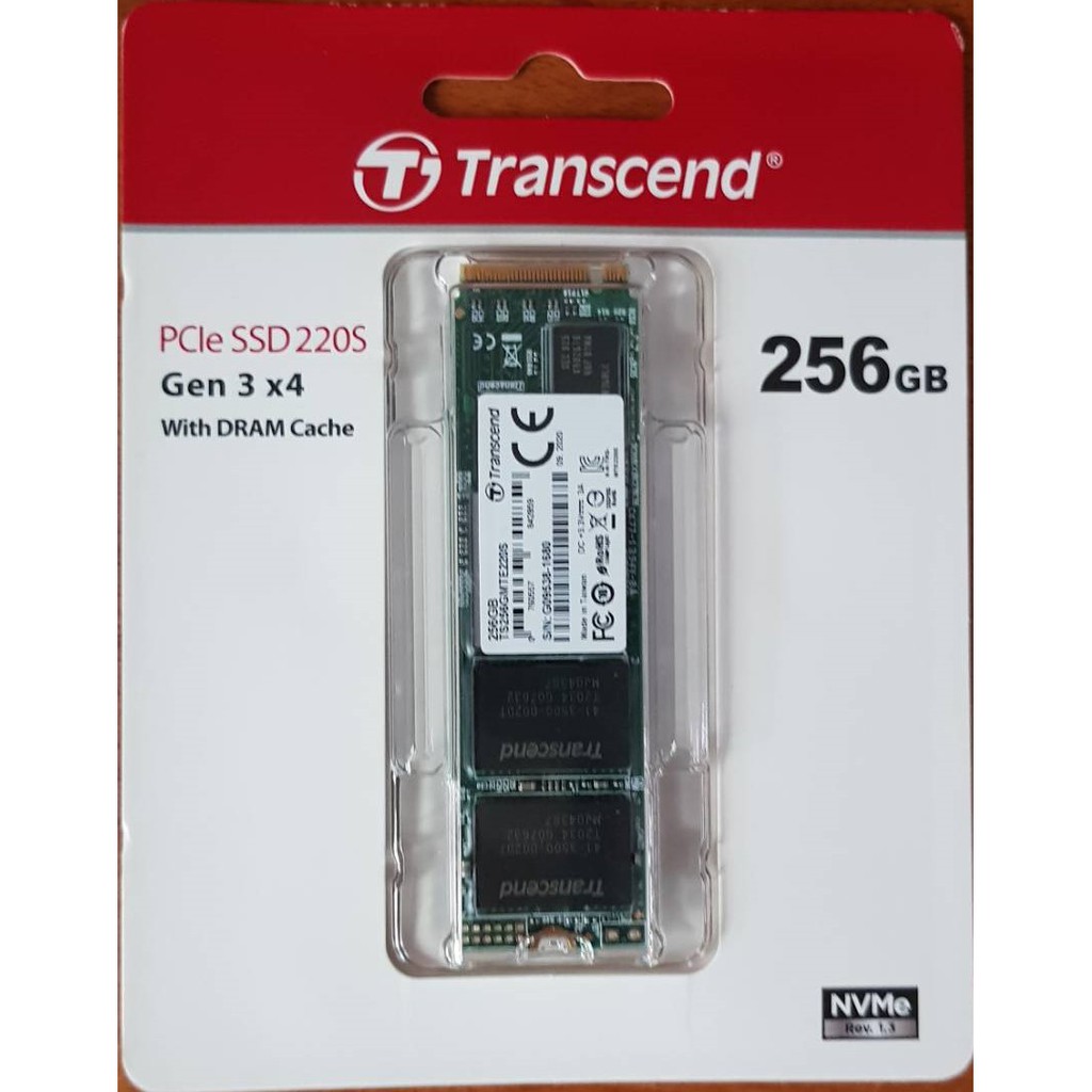 Transcend PCIe M.2 NVMe SSD 220S 256GB (TS256GMTE220S) | Shopee Thailand