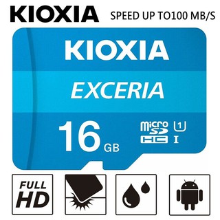 KIOXIA Exceria Micro SD Card 16GB Class10 Read 100Mb/s ประกัน 5 ปี ไมโครเอสดีการ์ด