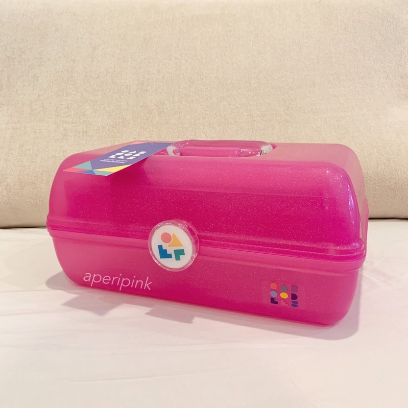 (พร้อมส่ง❕) กล่อง Caboodles  Size L สี sparkle jelly pink