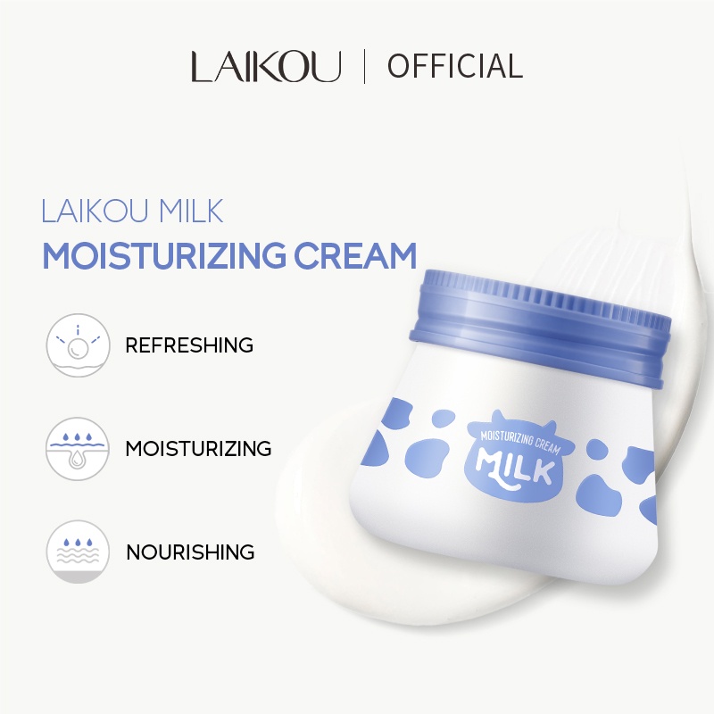 Laikou ครีมบํารุงผิวหน้า ให้ความชุ่มชื้น 55 กรัม.